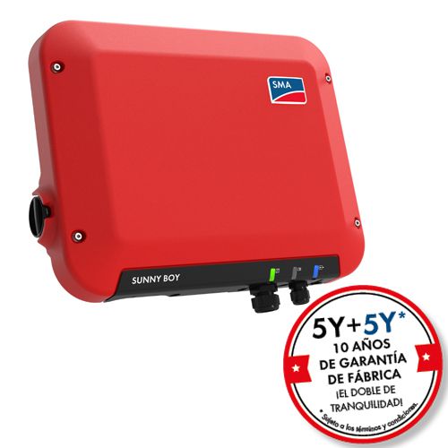 Inversor SMA Sunny Boy SB 1.5 1VL-4. Disponible garantía 5+5 años