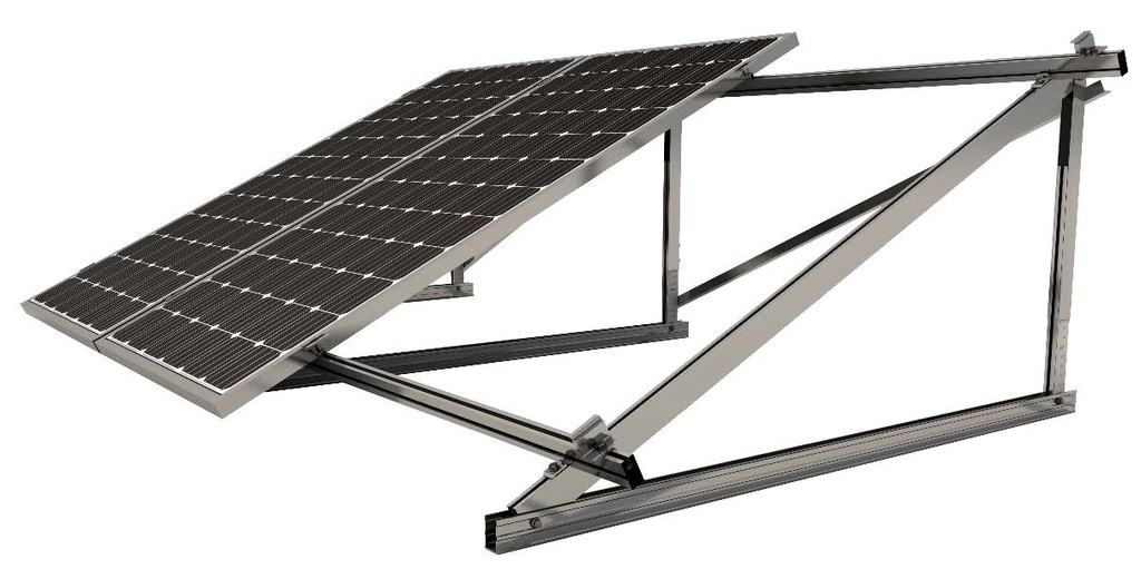 13V5-20/35-C. Suporte inclinado fechado ajustável, vertical. Crudo