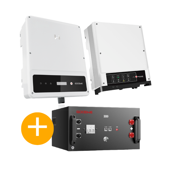 Pack inversor de red DNS3600, inversor retrofit 3600S-BP y batería SECU-A 5.4 (5,4 kWh)