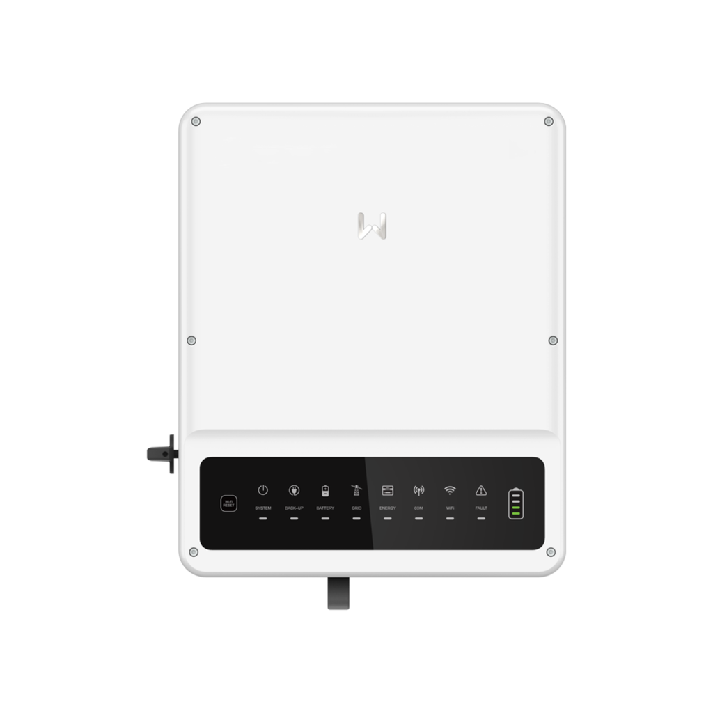 Inversor híbrido, monofásico GW3600-EH para baterías de alta tensión (Vatímetro GM1000 incluido)